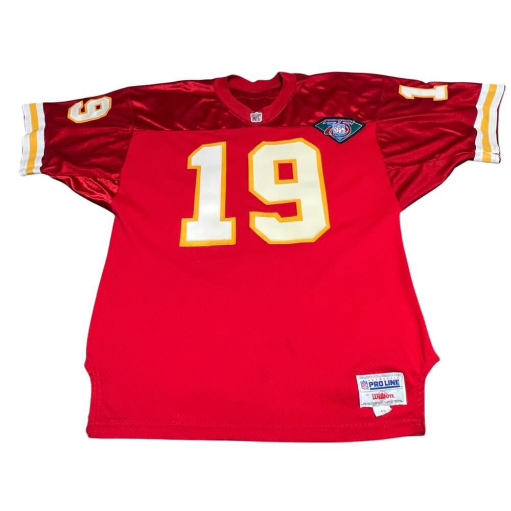 Wilson Pro Line Authentic #19 JOE MONTANA Kansas City Chiefs Jersey 48 XL RARE